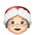 🤶🏻 Mrs. Claus: light skin tone display on Apple